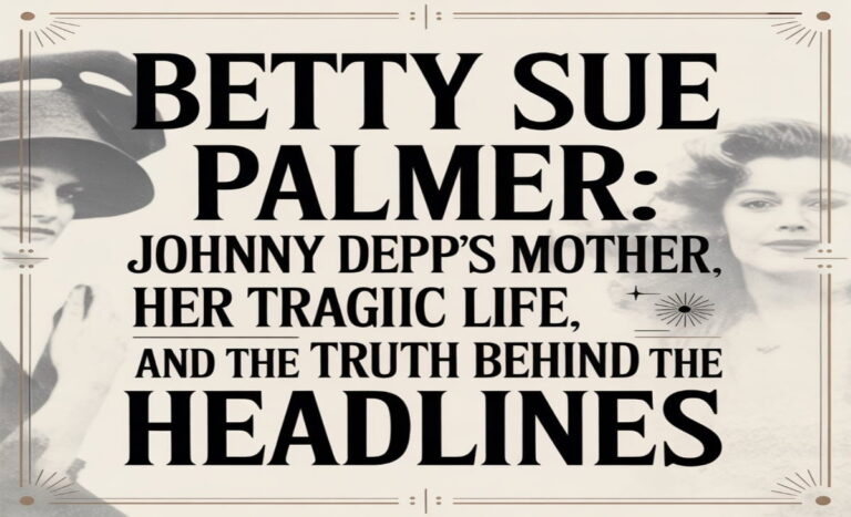 Johnny Depp with his mother Betty Sue Palmer, highlighting their complex and emotional relationship shaped by love and childhood trauma