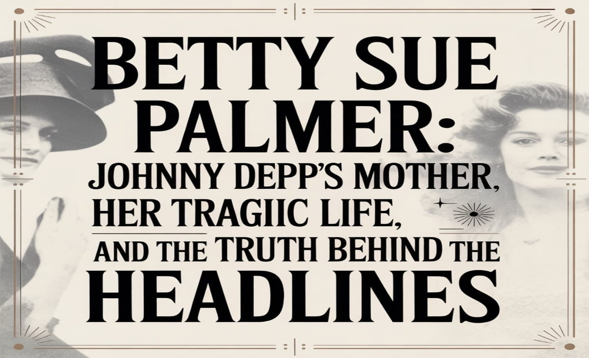 Johnny Depp with his mother Betty Sue Palmer, highlighting their complex and emotional relationship shaped by love and childhood trauma