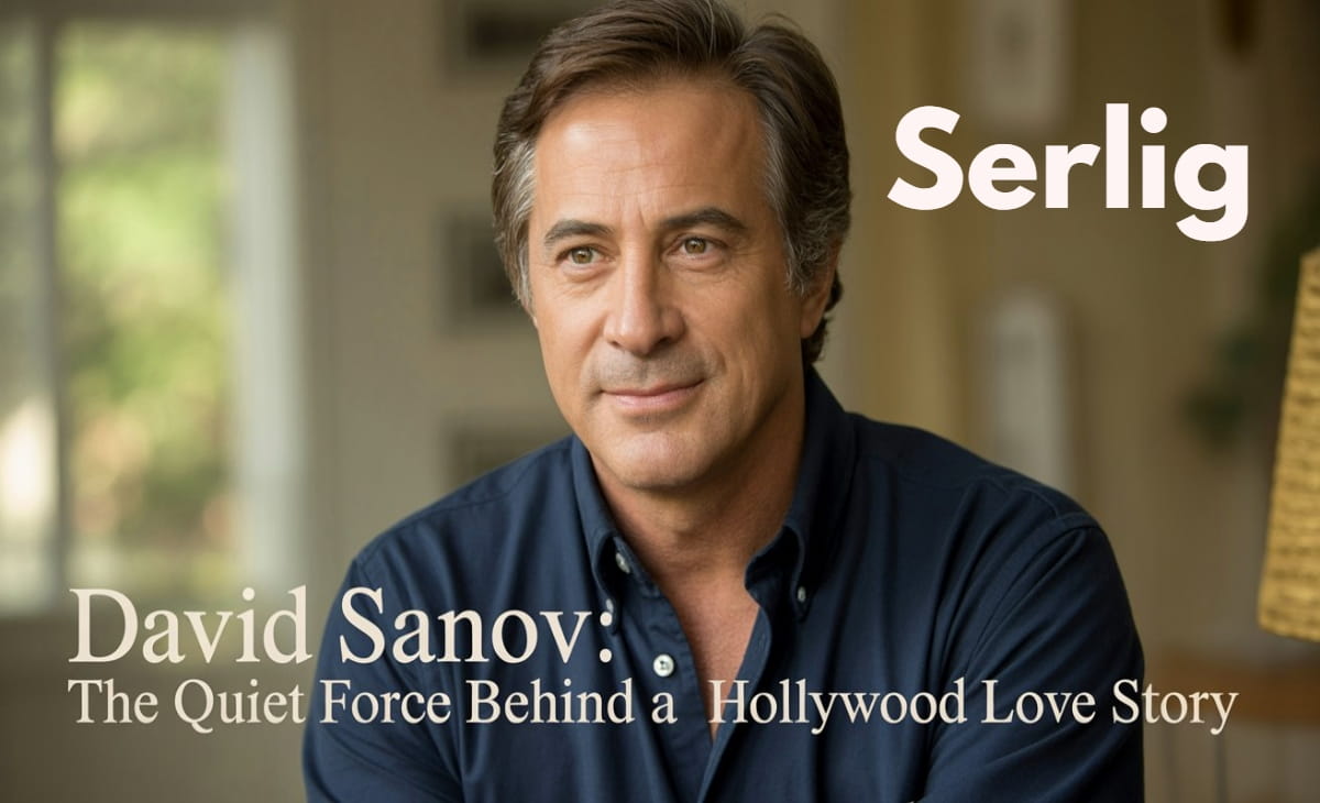 David Sanov portrait with California Highway Patrol uniform background representing his law enforcement career and private family life