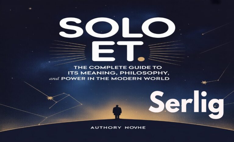 Solo ET concept representing independence, solitude, and connection in modern digital and creative life