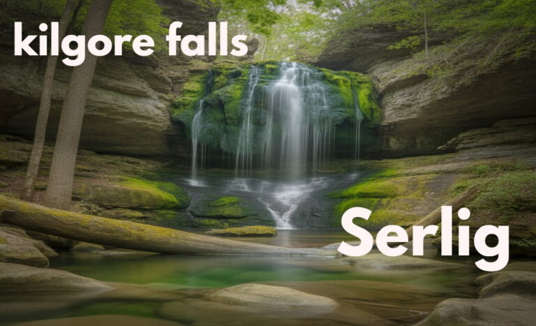 Kilgore Falls waterfall in Rocks State Park, Harford County, Maryland