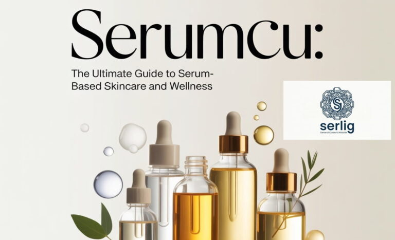 Serumcu skincare serum bottles with active ingredients for glowing skin
