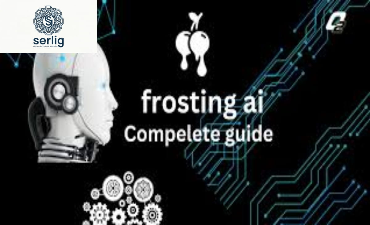 Frosting AI interface showing text-to-image generation with a photorealistic AI-generated artwork on screen