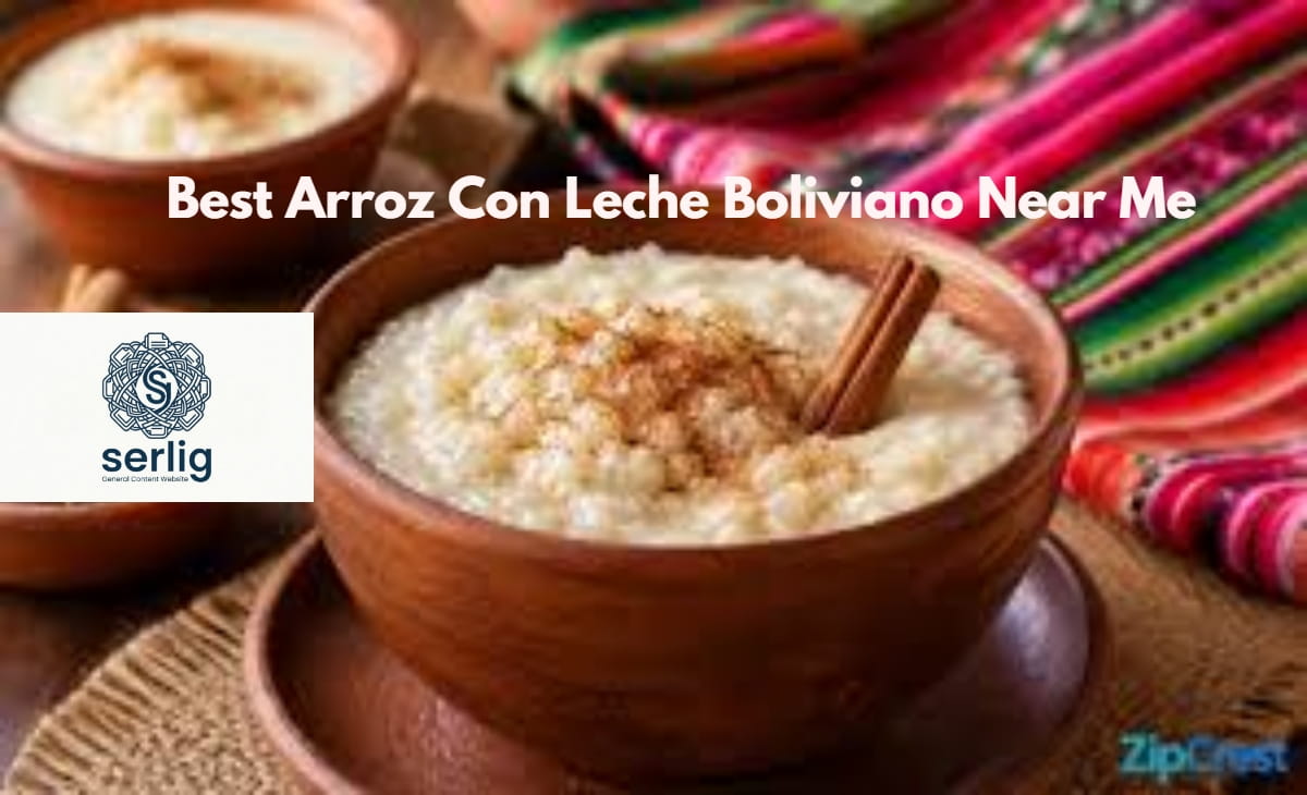 A bowl of authentic Bolivian arroz con leche topped with ground cinnamon, served warm in a clay dish