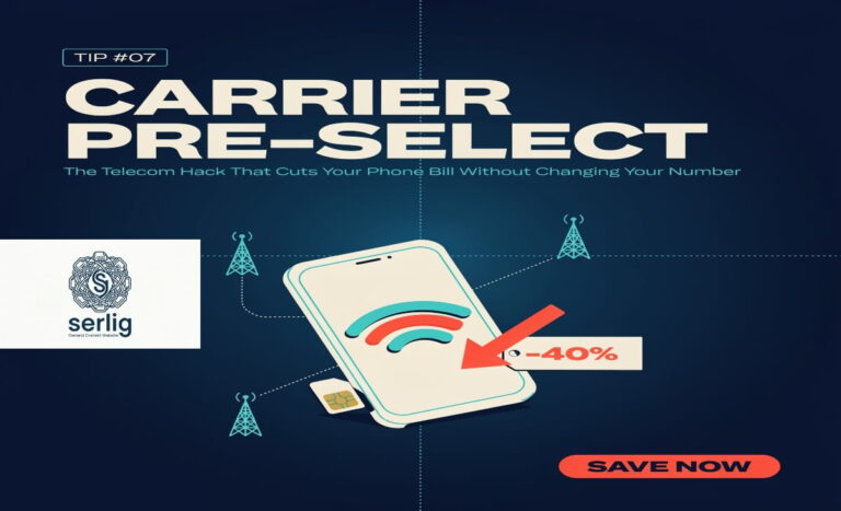 Carrier Pre Select: The Telecom Hack That Cuts Your Phone Bill Without Changing Your Number