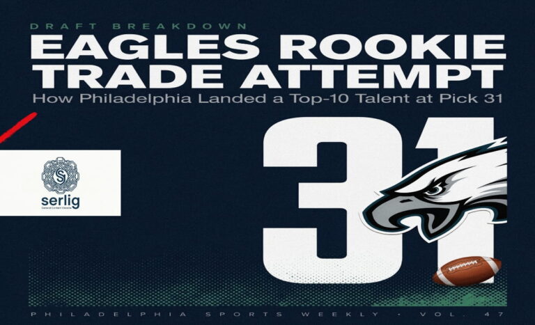 Eagles linebacker Jihaad Campbell (No. 30) in action during the 2025 NFL season at Lincoln Financial Field