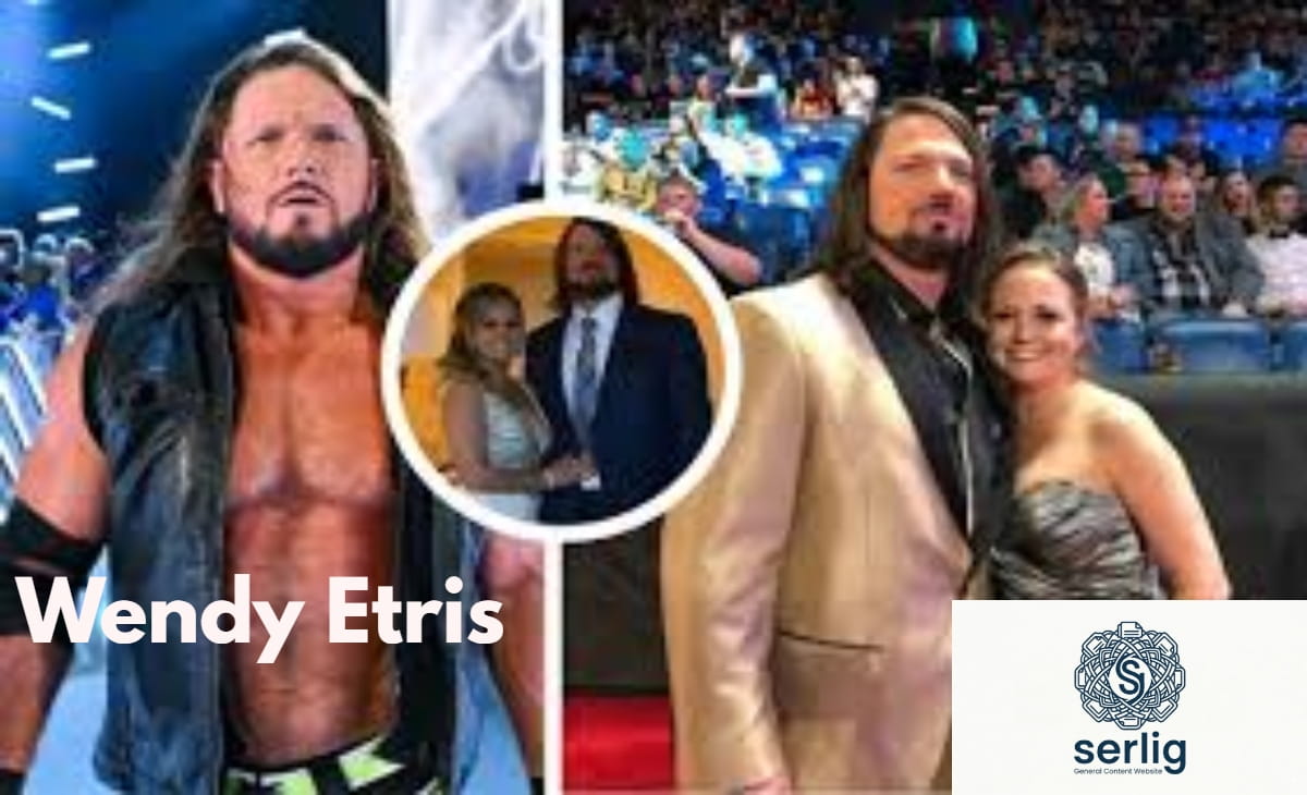 Wendy Etris, wife of WWE superstar AJ Styles, smiling at a public event